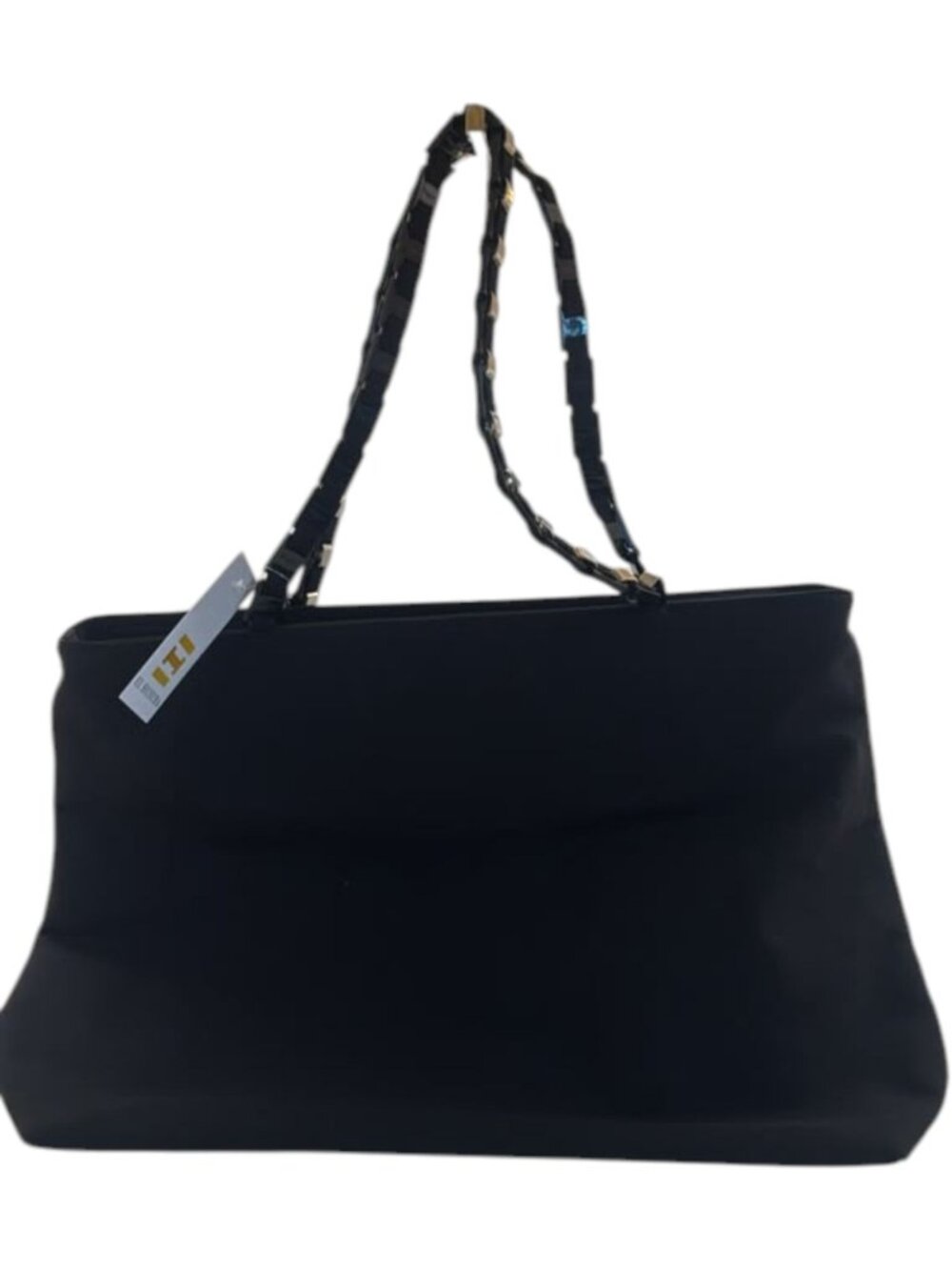 494160CR C1 Salvatore Ferragamo Shoulder Bag Black Polyester